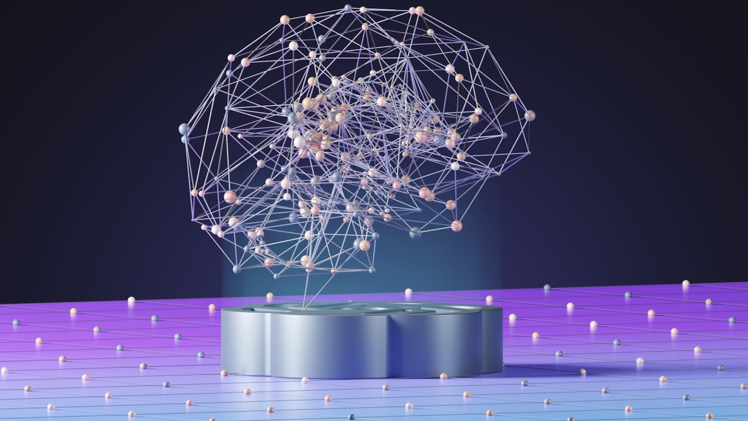 New MAUD CDN Transforms Content Delivery with BT and Edgio an abstract image of a sphere with dots and lines