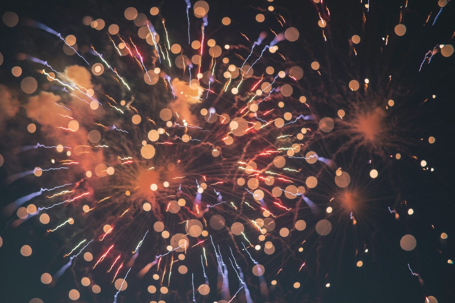 Microland Celebrates 35 Years of Technological Solutions fireworks illustration