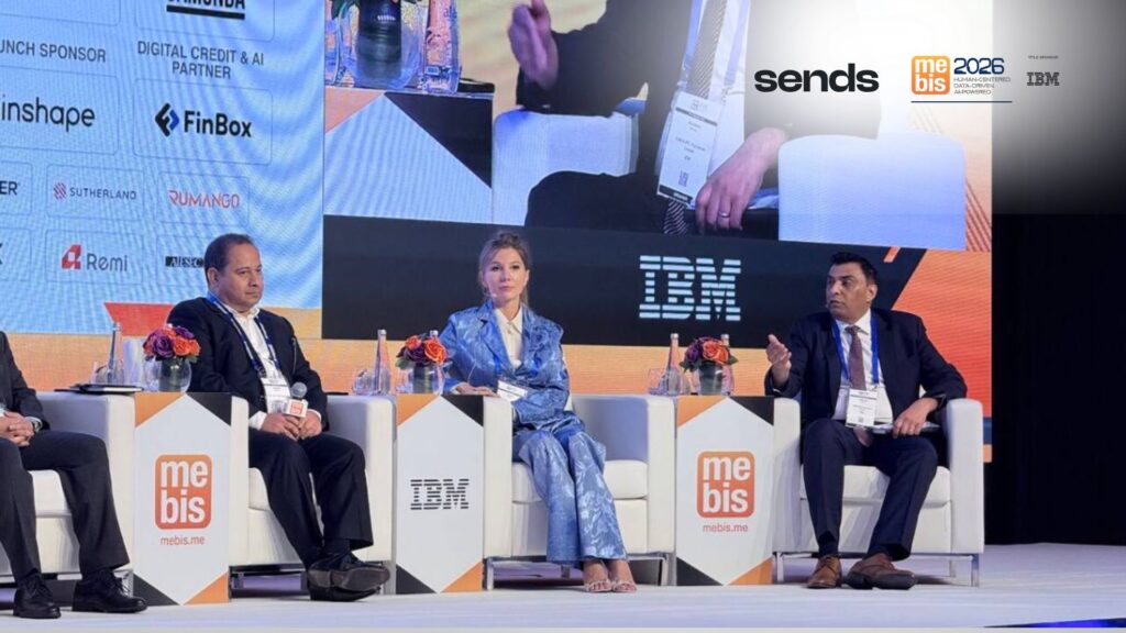 Sends CEO Alona Shevtsova speaking on the MEBIS 2026 panel: How payments are changing: Sends CEO Alona Shevtsova on the MEBIS 2026 panel in Dubai