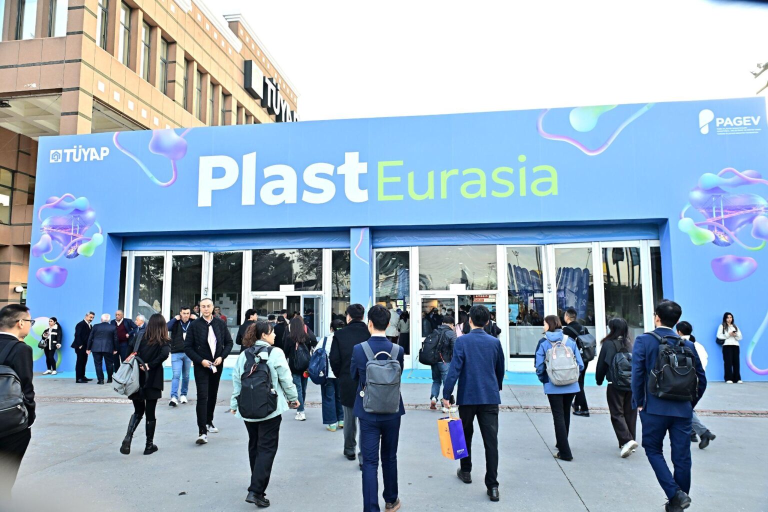 Plast Eurasia's 35th edition puts European buyers at the centre of plans: the Plast Eurasia entrance at Tüyap Fair and Congress Center, Istanbul